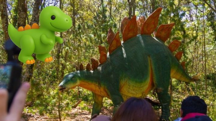El parque para los amantes de los dinosaurios que puedes recorrer a bordo de un bote