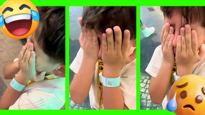 VIDEO de Niño viral que llora tras experimentar la vida adulta en KidZania: "Aguanta niño, ya casi es viernes"
