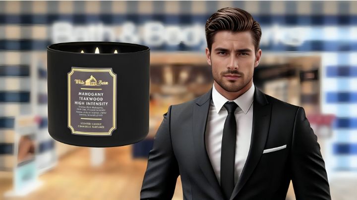 Esta vela aromática de Bath and Body Works para hombre hará que tu habitación huela a elegancia
