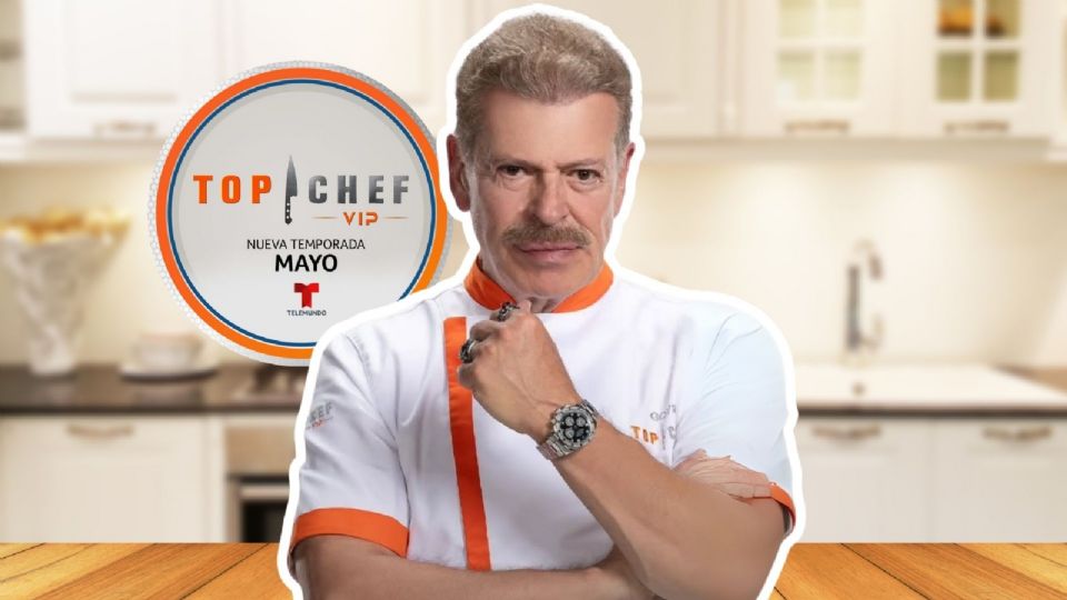 Esta es la edad de Sergio Goyri, el villano de telenovelas y nuevo participante de Top Chef VIP 4