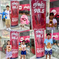 Felices ganadores de Peluches