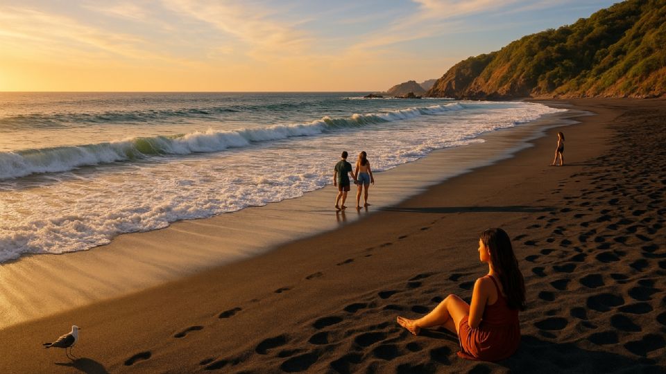 Esta playa de Oaxaca es una de las más bonitas y menos concurridas por turistas.