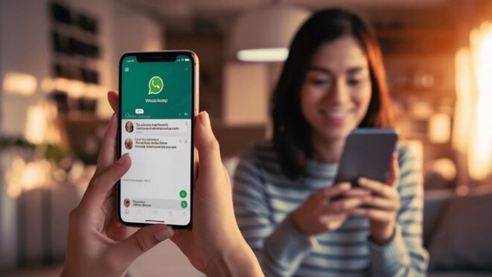 En WhatsApp, hasta una imagen en blanco puede comunicar algo.