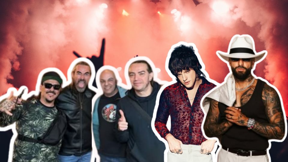 Cartelera de conciertos Guadalajara del fin de semana 15, 16 y 17 de agosto de 2025.