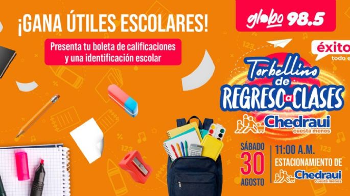 Torbellino de Regreso a clases Chedraui