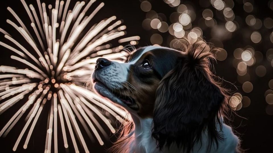 Aunque los fuegos artificiales llenan el cielo de color, también llenan de miedo a miles de perros.
