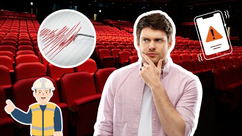 ¿Qué hacer en caso de temblor si te encuentras en el cine? Te explicamos paso a paso cómo actuar.