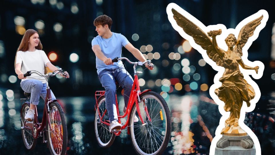 Paseo Nocturno en bicicleta para festejar el Amor y la Amistad en CDMX.