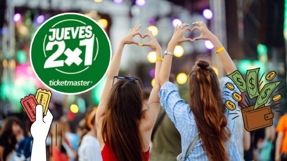 Jueves 2x1 de Ticketmaster hoy 5 de febrero de 2026 lista de conciertos con boletos gratis en México