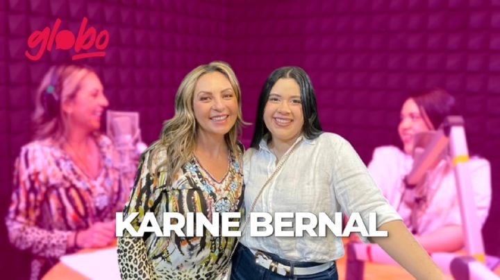 Karine Bernal Lobo presentando su libro El corazón del rey en el programa Café Globo de FM Globo