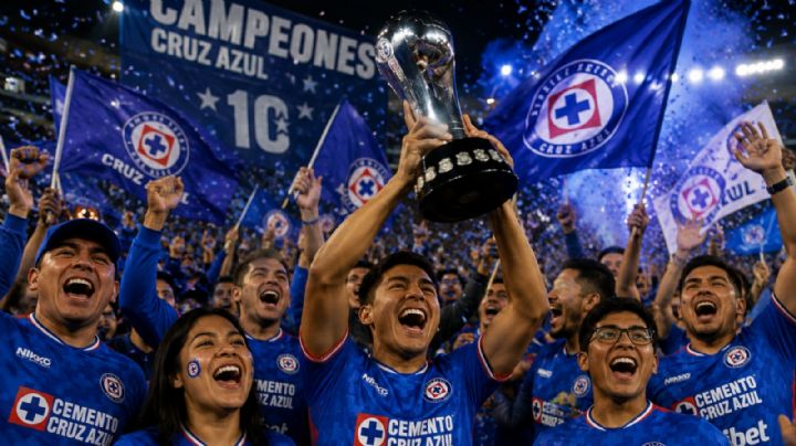 Famosos que son aficionados al Cruz Azul y así celebraron su título número 10 en redes sociales