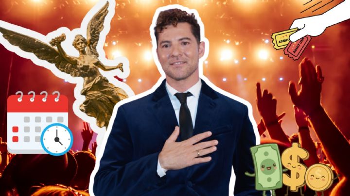 David Bisbal México 2026: Fechas, preventa, venta y precio de los boletos para sus conciertos en el país