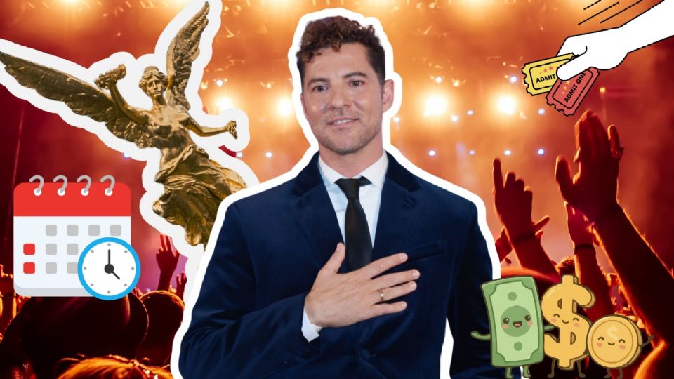 David Bisbal México 2026, todo sobre sus conciertos en el país,